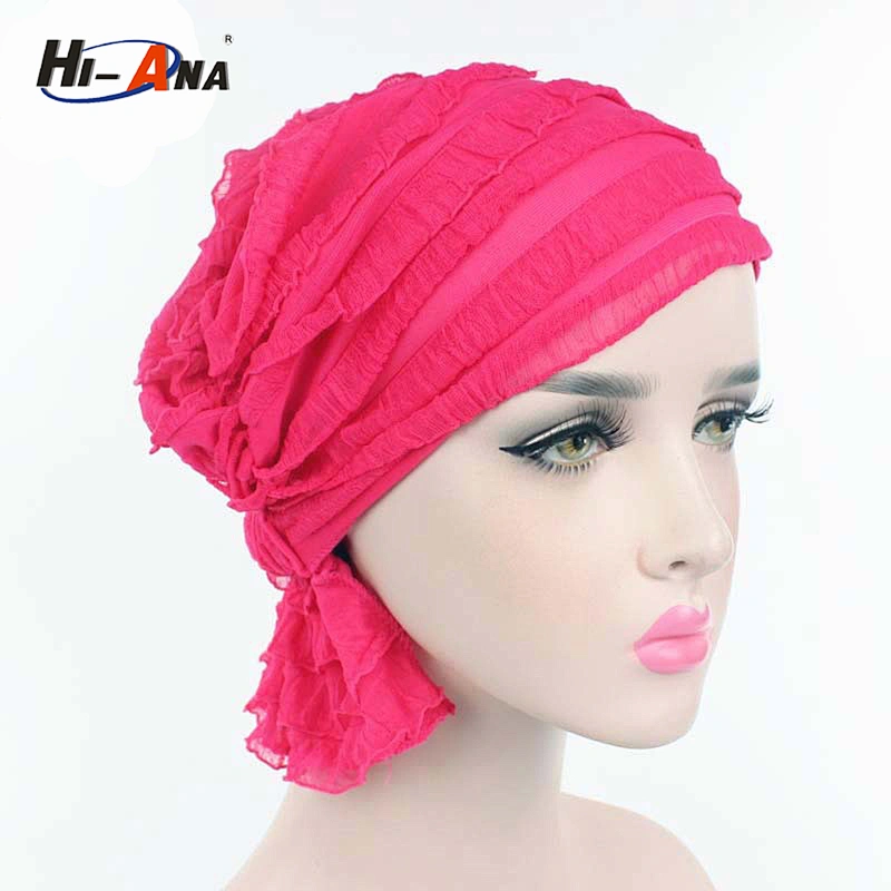 wholesale 2018 New trade two-tone braided head cap India turban hat for women