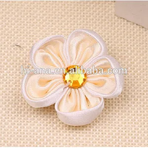 Two - color five - pointed diamond handmade bow small flowers ribbon small flowers ribbon