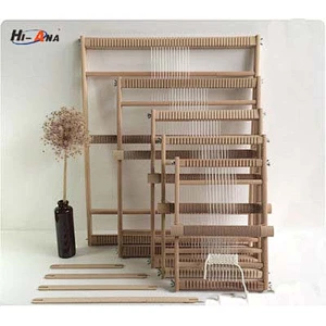 Kids Children Baby Wooden Weaving Loom Toy,Customize ODM OEM knitting toy wooden weaving loom