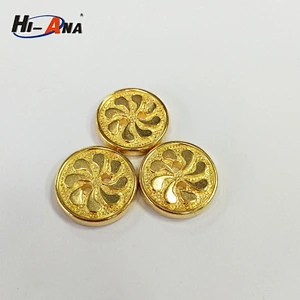 Fashionable Shirt Gold Plastic Buttons