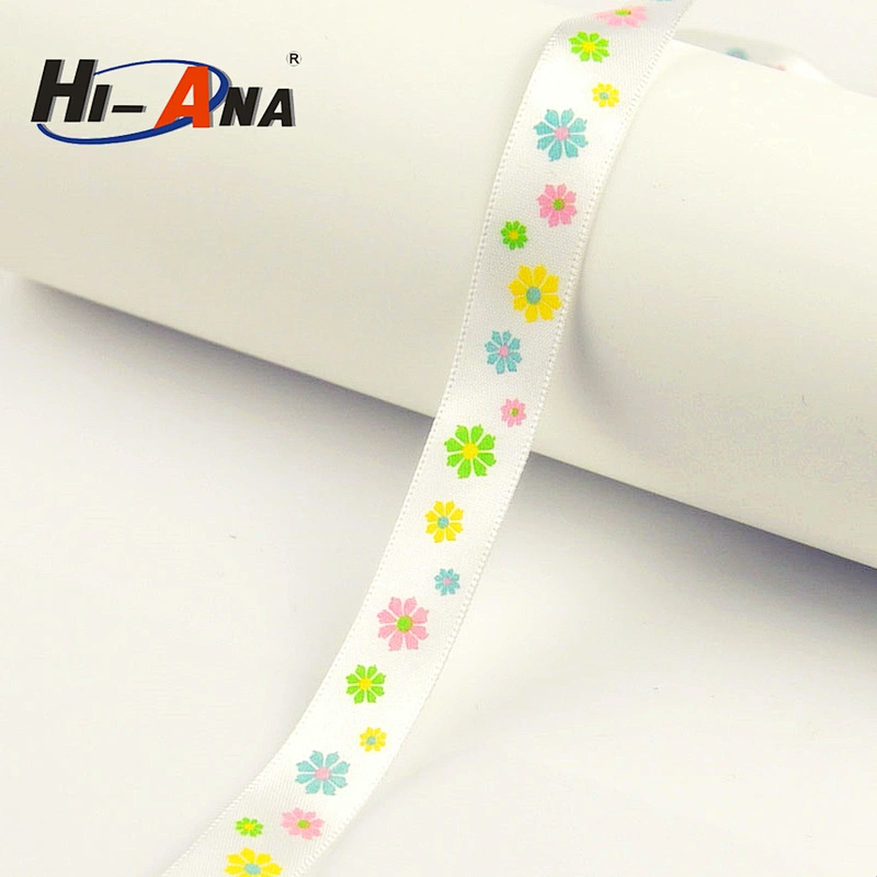 Direct factory prices hot sale cheap printed satin ribbon