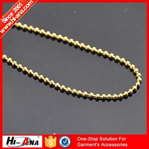 hi-ana chain1 Trade assurance Finest Quality metal ball chain