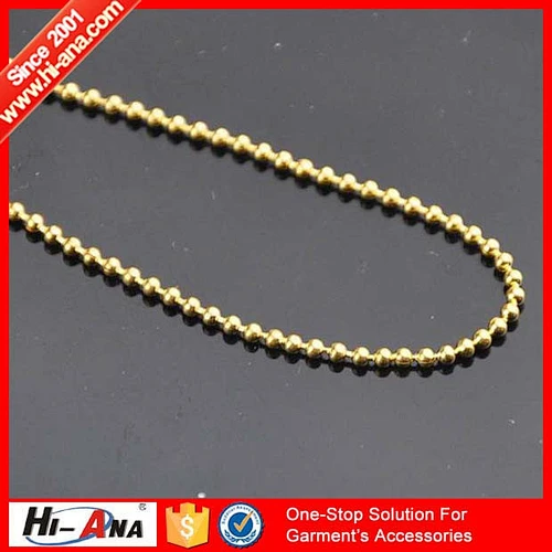 hi-ana chain1 Trade assurance Finest Quality metal ball chain