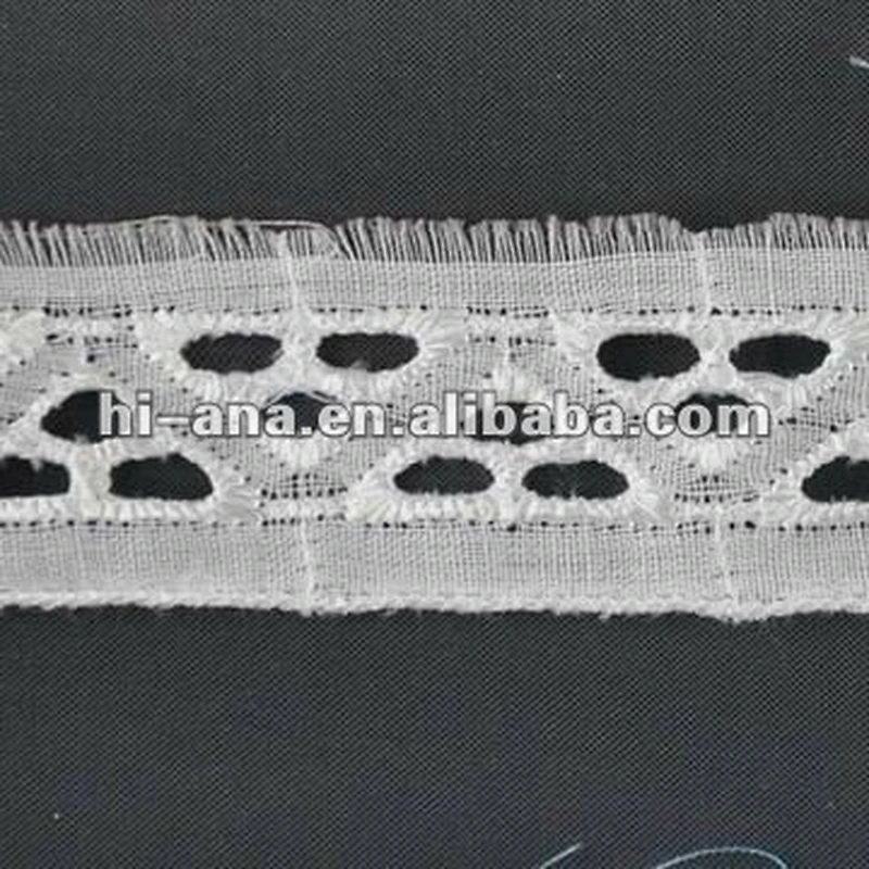 width:3.5CM inch fashion hot embroidery tc lace.china Manufacturers