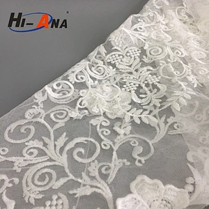 20 QC staffs ensure the quality Finest Quality embroidery french lace