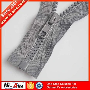 Top quality control color teeth silver zipper