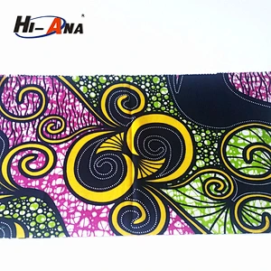 hi-ana fabric2 Advanced equipment Quality promotional african print stretch fabric