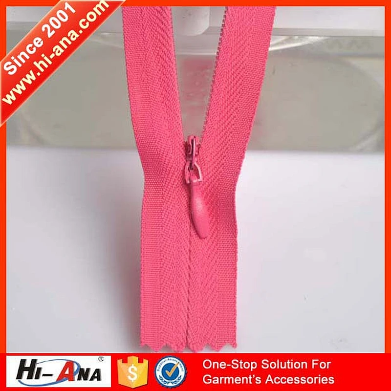 Our factories 20 years'experience apparel accessory 5 invisible zipper