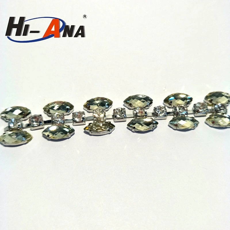 hi-ana rhinestone1 One to one order following Cheap color crystal rhinestone trim