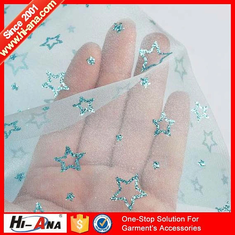 hi-ana fabric2 Welcome all the orders Wholesale no minimum colored fancy net fabric
