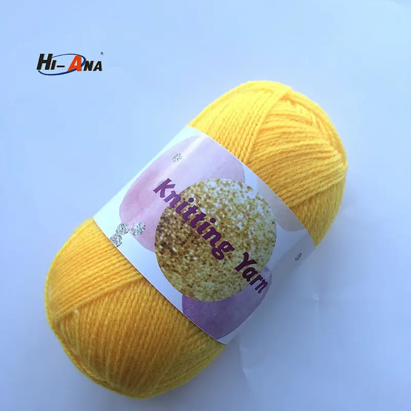 Hand Knitting Multiple Colors Yarn For Crochet