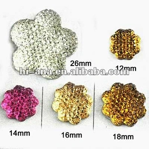 Flower Fashion Resin stone with dot