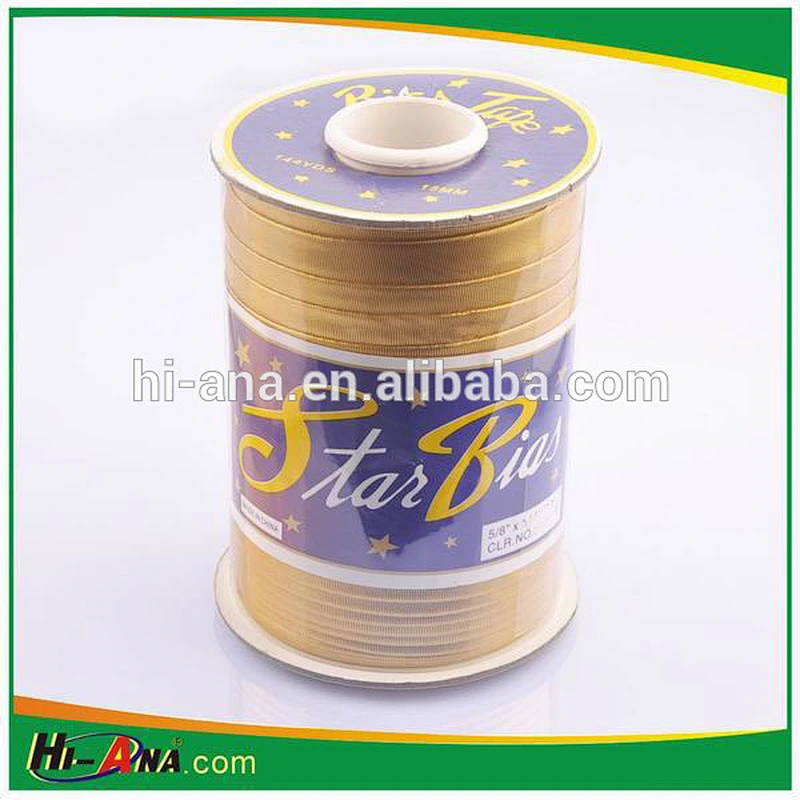 metallic bias tape