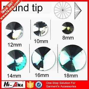 24 hours service online Top quality rhinestone for sewing