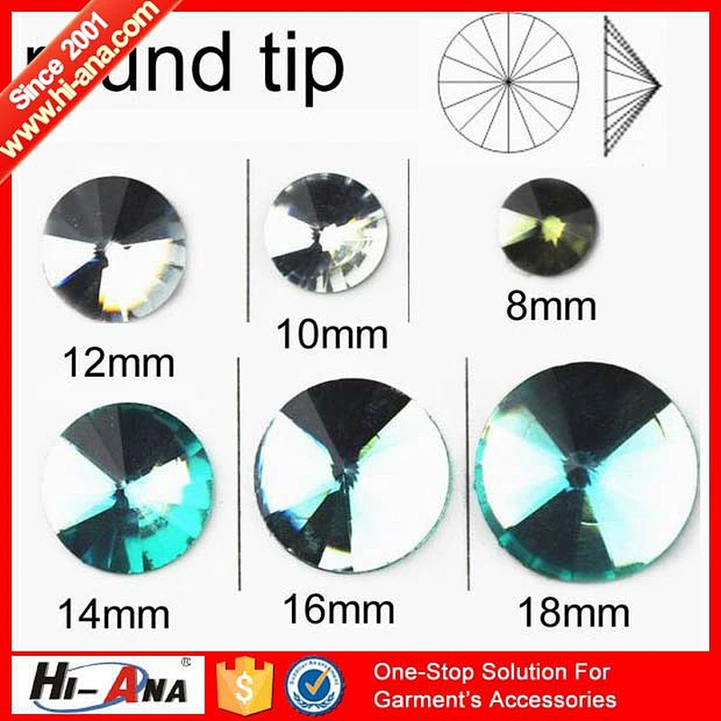 24 hours service online Top quality rhinestone for sewing