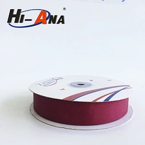 Trade assurance customised LOGO printed 2 inch grosgrain ribbon