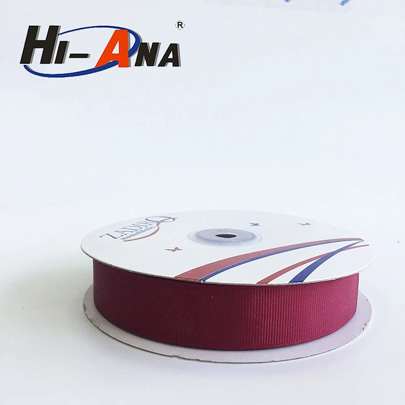 Trade assurance customised LOGO printed 2 inch grosgrain ribbon