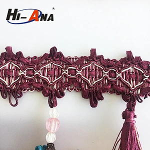 hi-ana trim2 ISO 9001 Factory Decorative wholesale tassel fringe