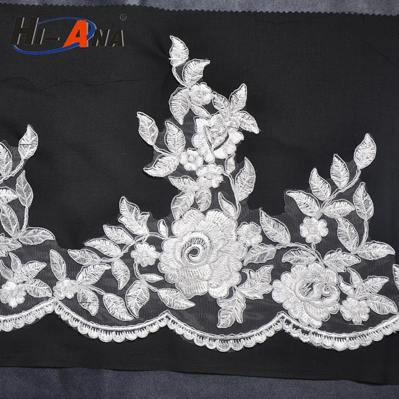 Over 95% accessories exported new style wedding embroidery lace fabric