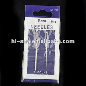 hand embroidery needles 2 count per card