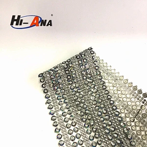 24line plastic base rhinestone trimming
