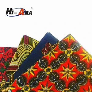100% cotton african wax fabric