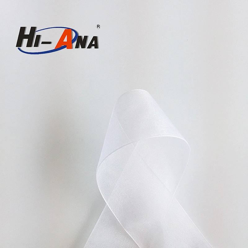 hi-ana ribbon1 Custom made print logo Good Price organza ribbon