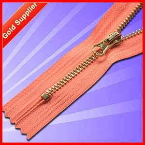 hi-ana zipper1 SEDEX Factory Cheaper gold metal zipper