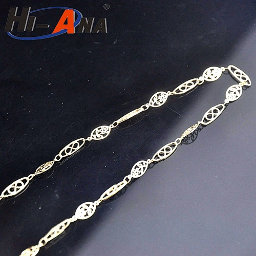 hi-ana chain3 15 years factory experience Fancy golden chain