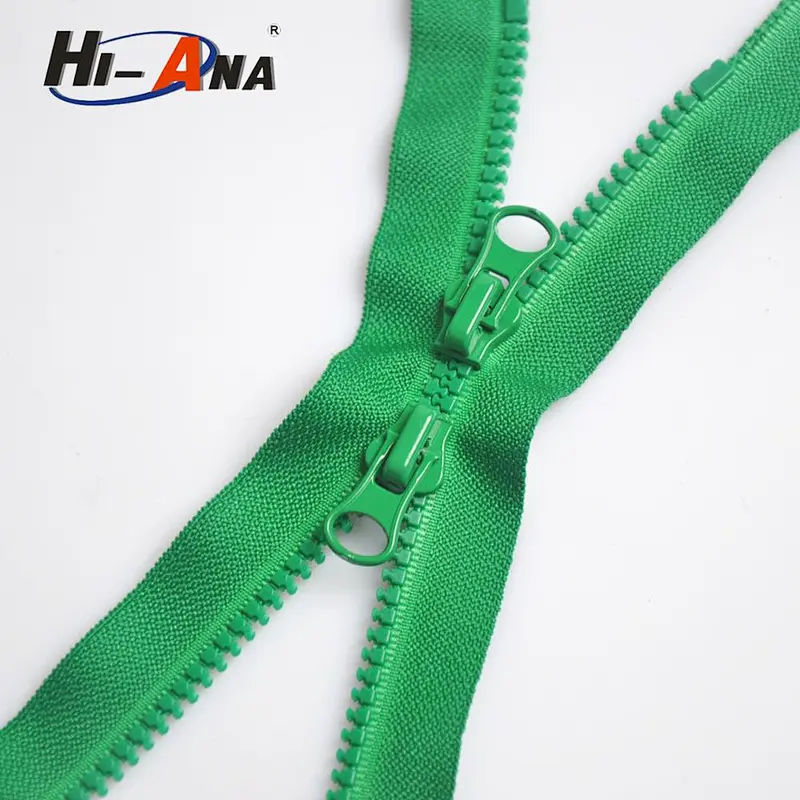 hi-ana zipper1 Advanced equipment Different size double open end zipper
