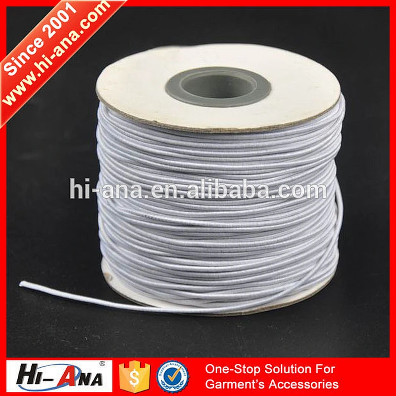 hi-ana cord1 Accept OEM new products team Fancy elastic cord for face masks