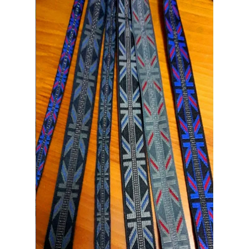 hi-ana ribbon 260 Top quality union jack flags woven jacquard ribbon wholesale