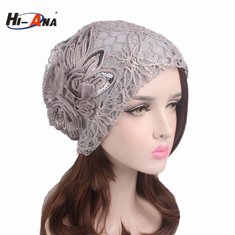 wholesale 2018 New trade two-tone braided head cap India turban hat for women