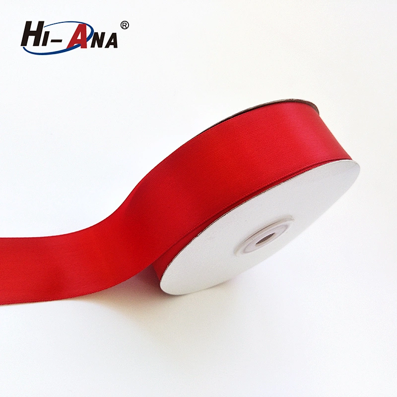 hi-ana ribbon1 ISO 9001 Factory Customized fashion 100 satin ribbon