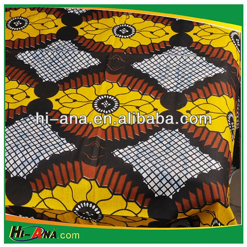 African wax cotton printed fabric C 40X40 96X96 46/47