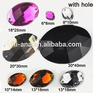 sew on flat back acrylic rhinestones