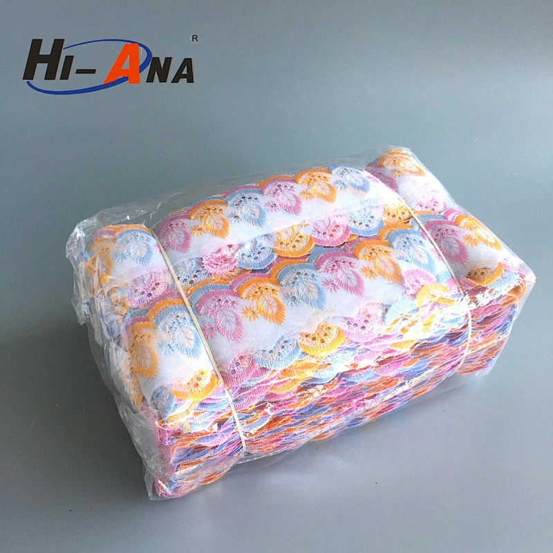 hi-ana lace1 5.5 million units monthly from a 15year upplier Hot sale tissue lace
