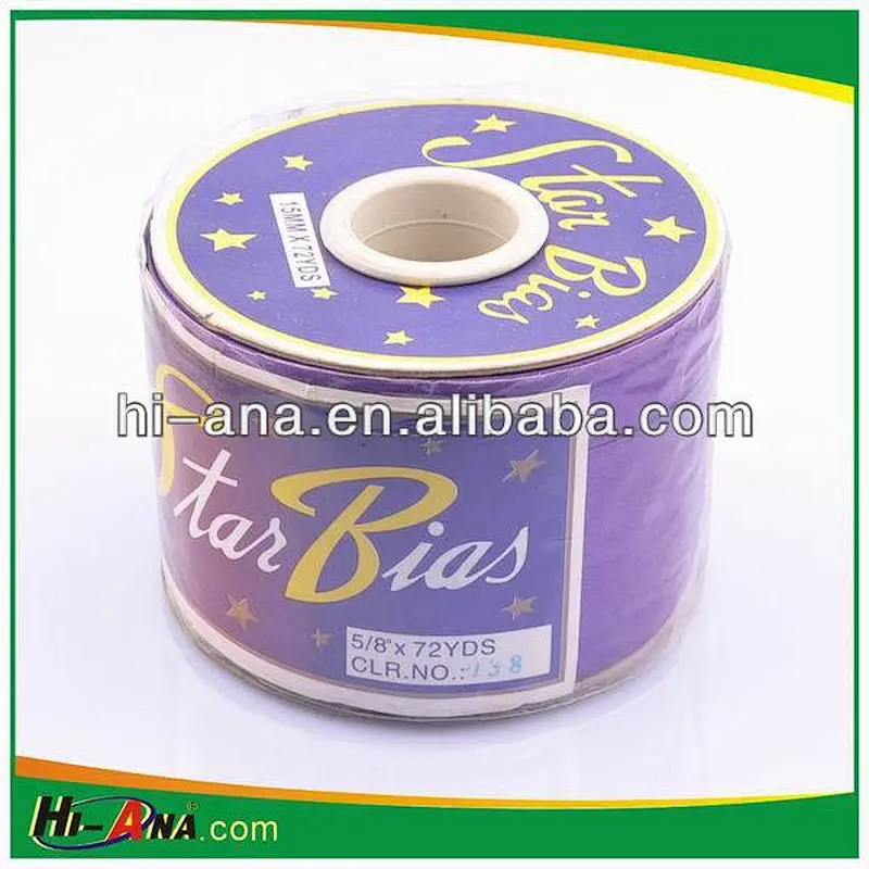 100% Polyester Bias Tape 72yds/bobbin