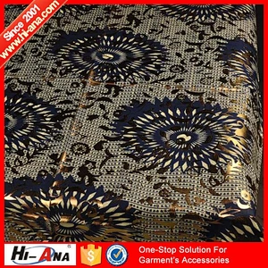 hi-ana fabric1 Custom made print logo Ningbo fabric painting designs