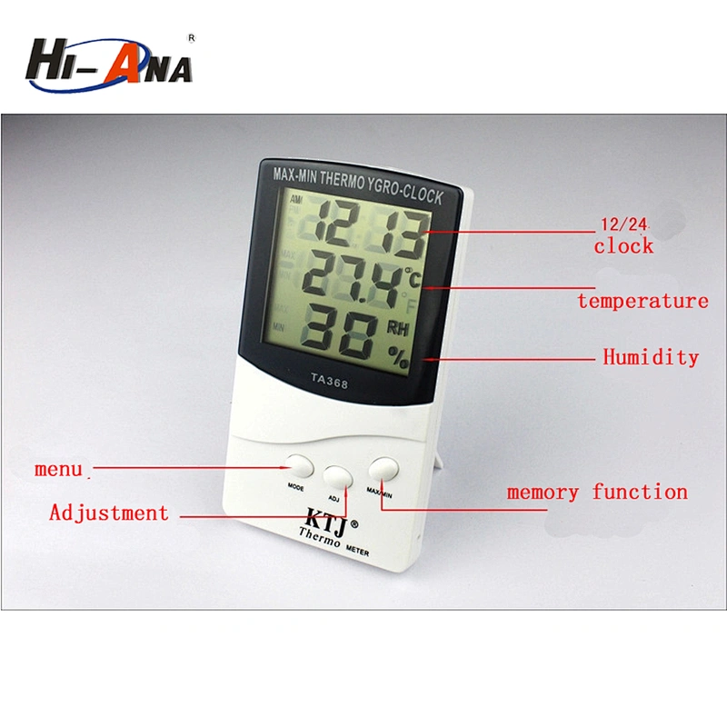 [Three-year warranty]Indoor thermometer Electronic thermometer Hygrometer Weather Station Alarm Clock for Indoor Room
