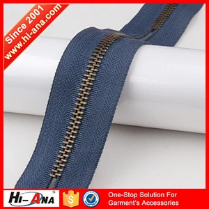 High quality dry fit customization Fashion new design zipper by the roll