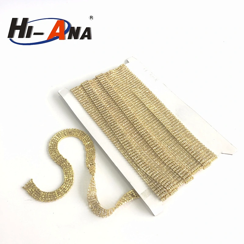 Our factories 20 years'experience Sparkly colour rhinestone cup chain