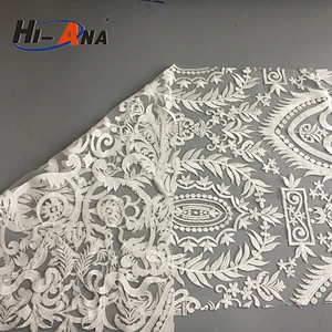 hi-ana fabric1 Excellent sales staffs Fancy african guipure lace fabric