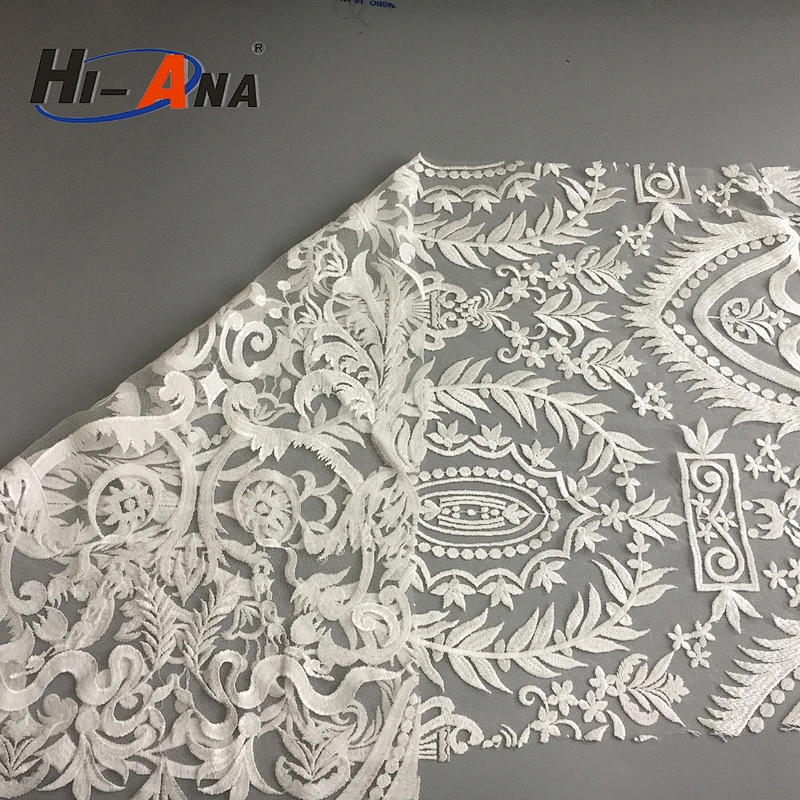 hi-ana fabric1 Excellent sales staffs Fancy african guipure lace fabric