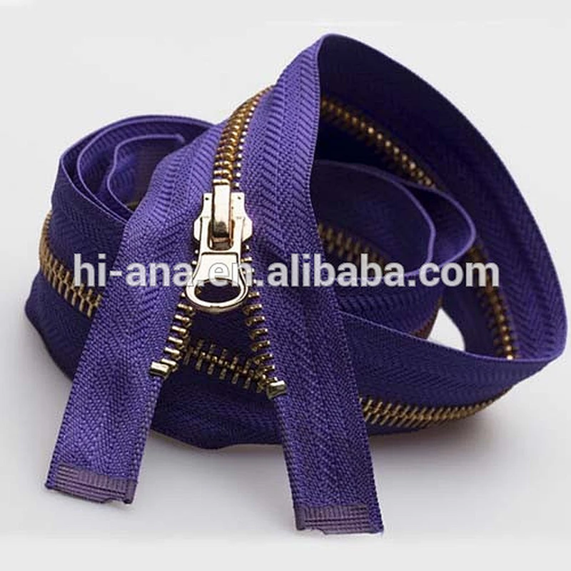 Brass Zippers wholesale O/E, A/E