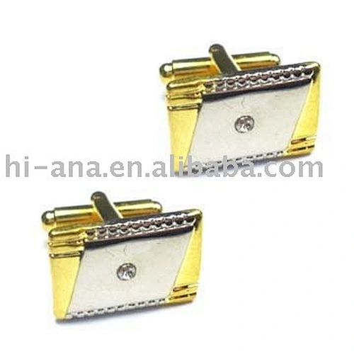cufflinks button for shirt with rhinestone