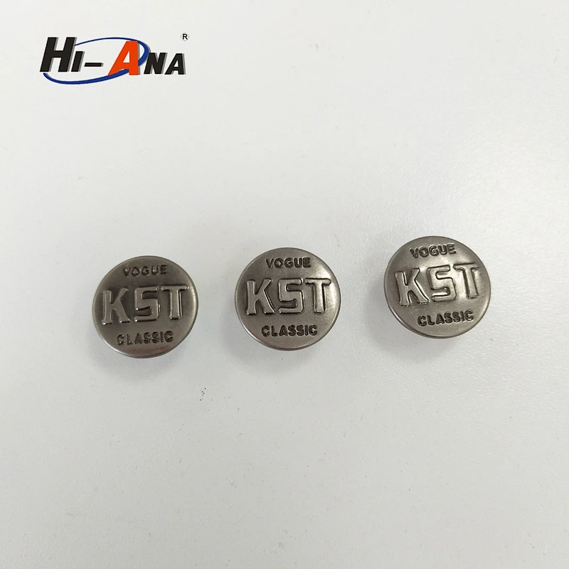 China jeas button face