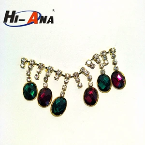 Cheap price china team Wholesales Genuine rhinestone trim wholesale