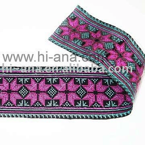 embroider adhesive lace