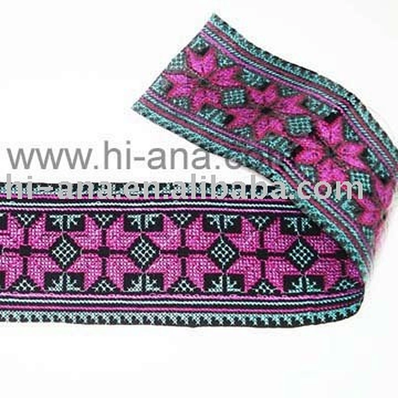 embroider adhesive lace